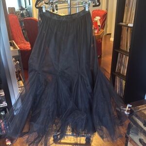 Hutch Black Maxi Tulle Skirt